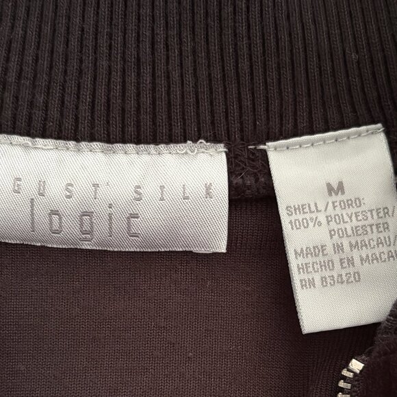 BLACK August Silk Logic Velour Dragon Jacket – Size M - FREE SHIPPING! - Picture 3 of 3